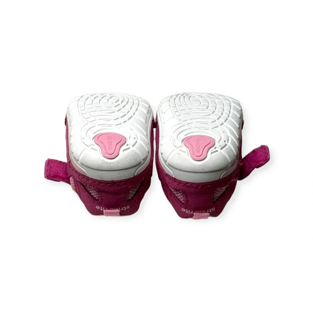 Stride Rite ❤︎︎ Soft Motion Jamie Sneaker ❤︎︎ Pink Shimmer ❤︎︎ 3.5W Baby Walker